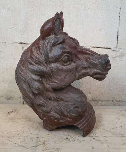 Horse Head Cast Iron Hitching Post