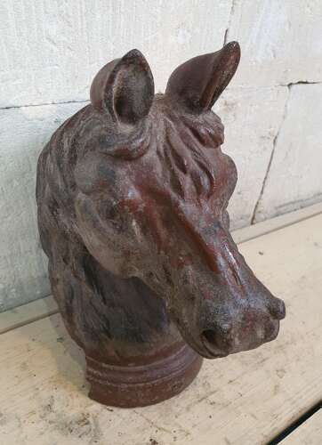 Horse Head Cast Iron Hitching Post