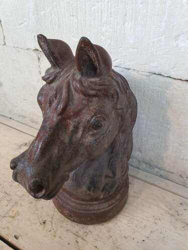 Horse Head Cast Iron Hitching Post