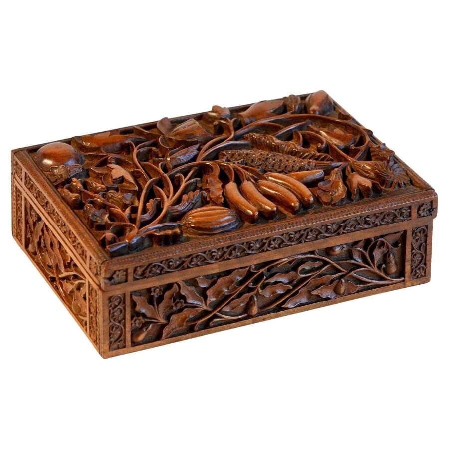 Campaign Box Carved Gentleman's British Army WW2 Regimental Arms