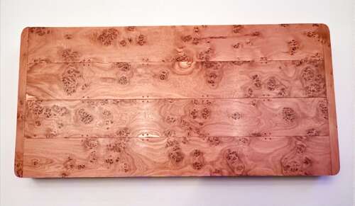 Pilgrim table in oak and burr oak