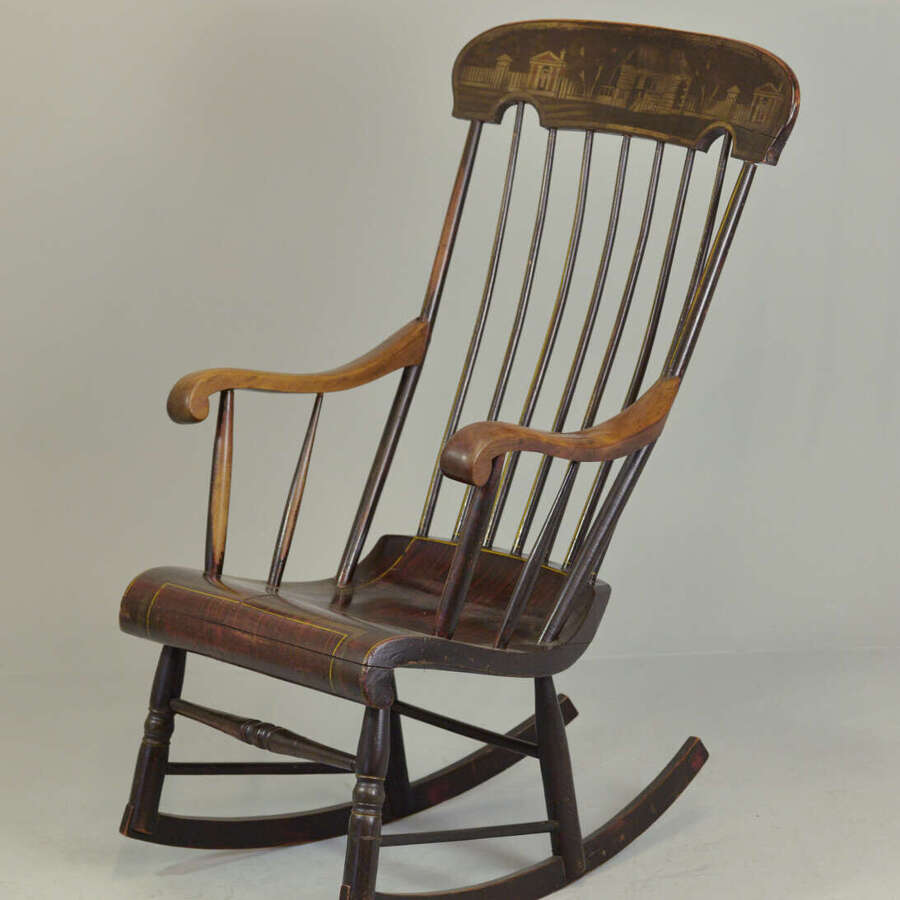 AMERICAN BOSTON ROCKER C1860