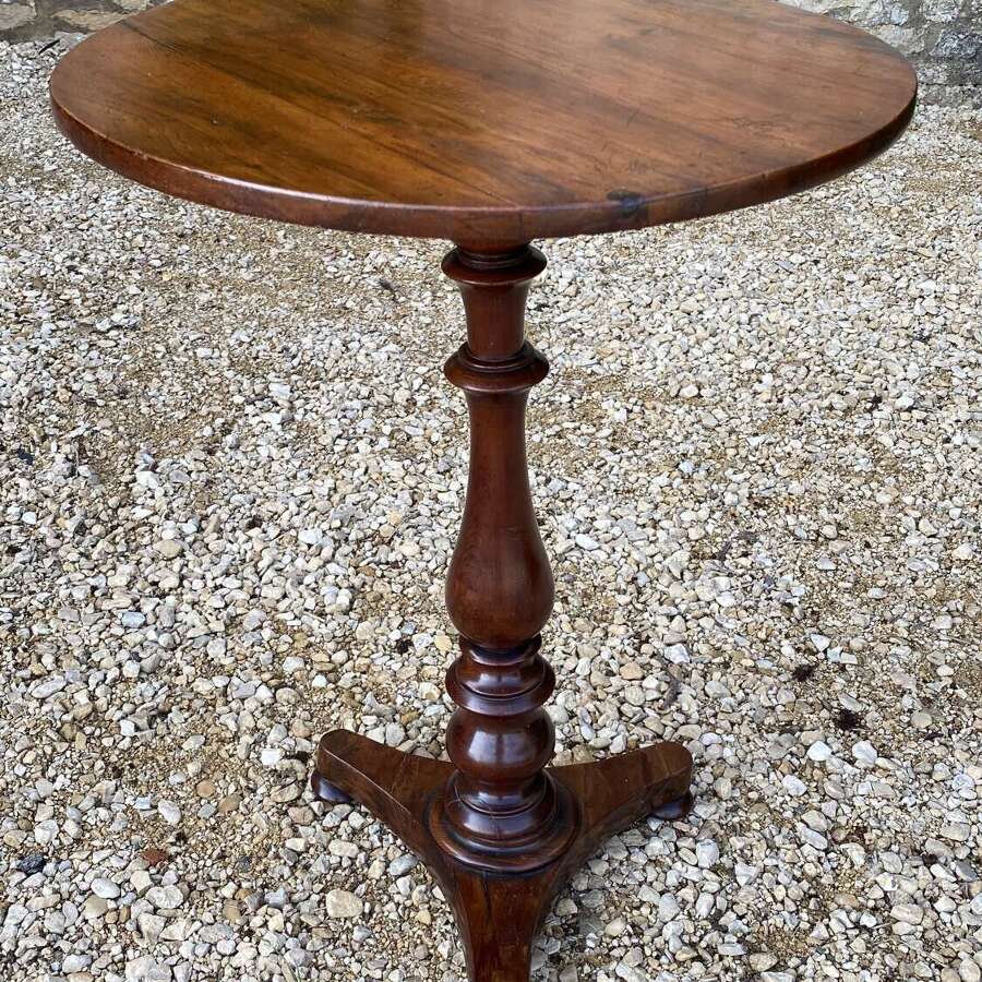 Antique Yew Lamp Table English Regency Circa 1820