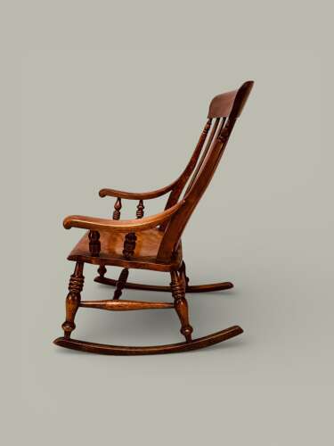CAISTOR WINDSOR NURSING ROCKING CHAIR C 1880