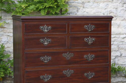 Antique Mahogany Chest of Drawers Georgian English 18th C
