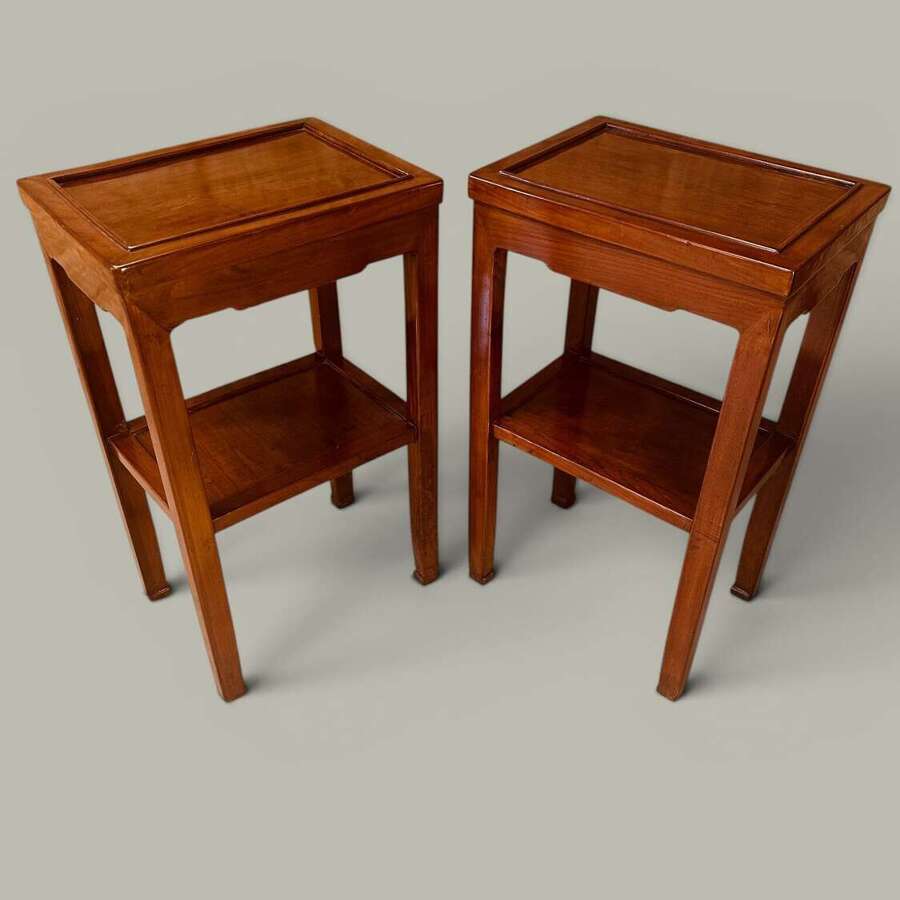 CHINESE SIDE / LAMP TABLES C1900