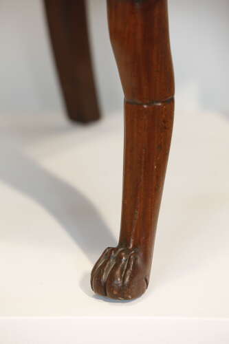 Early 19th Century Smart French Empire Mahogany Side or Desk Chair