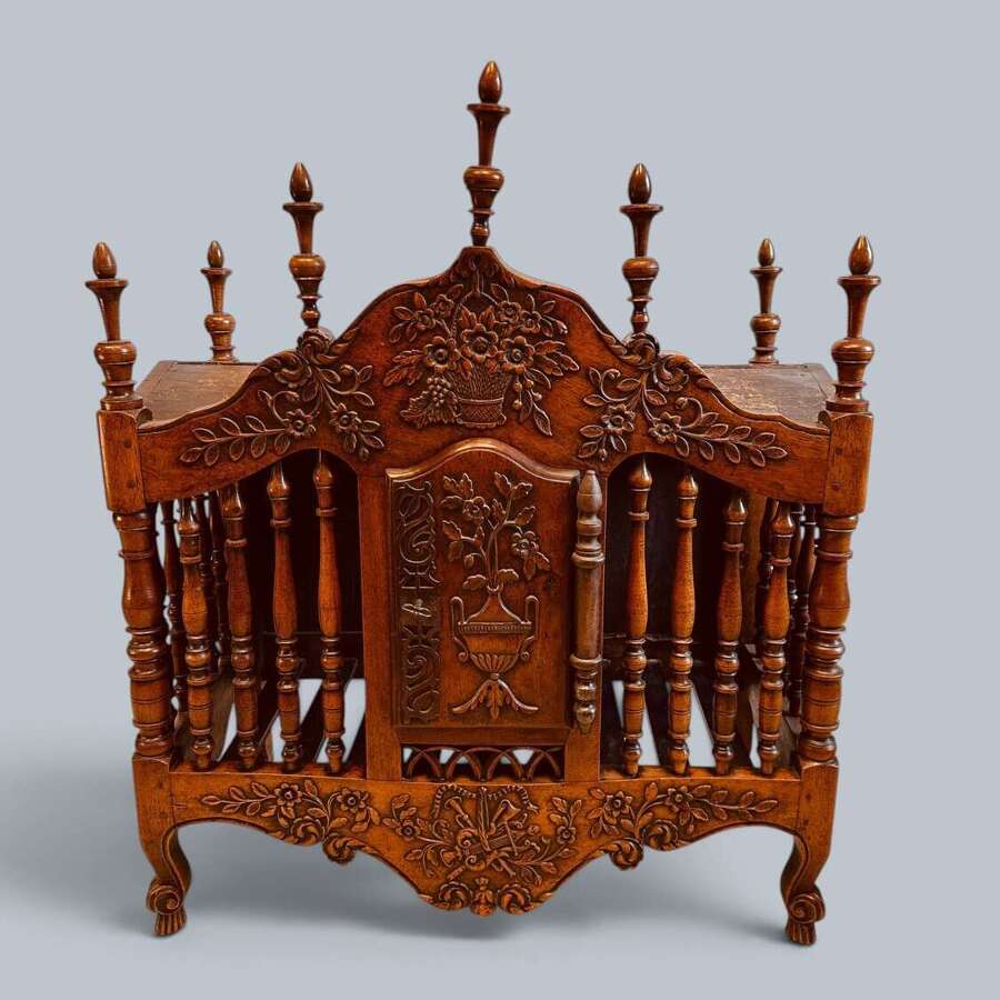 PANETIERE IN WALNUT, FRENCH, C1800