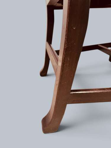 PAIR CHIPPENDALE STYLE ARMCHAIRS, MAHOGANY, C1860