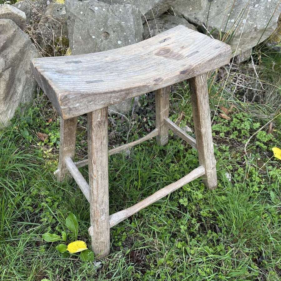 CHINESE ELM STOOL, C1890