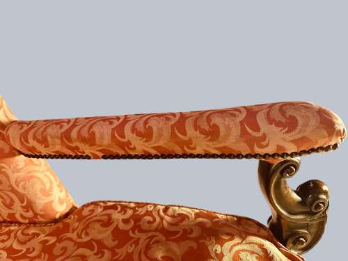 LOUIS XIV STYLE SOFA IN WALNUT C1890