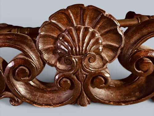 LOUIS XIV STYLE SOFA IN WALNUT C1890