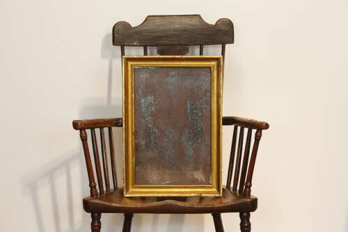 Lovely 19th Century French Gilt Framed Antique Rectangular Mirror