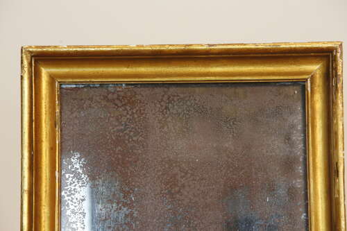 Lovely 19th Century French Gilt Framed Antique Rectangular Mirror