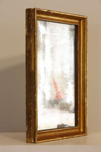 Lovely 19th Century French Gilt Framed Antique Rectangular Mirror