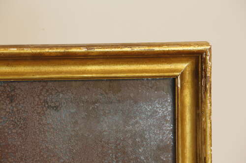 Lovely 19th Century French Gilt Framed Antique Rectangular Mirror