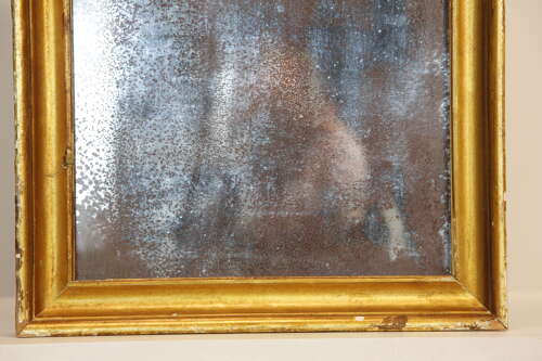 Lovely 19th Century French Gilt Framed Antique Rectangular Mirror